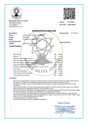 Produkto laboratorinis sertifikatas